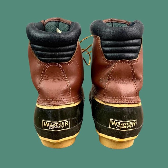 L.L. Bean Style Waterproof Leather Boots - Picture 4 of 5